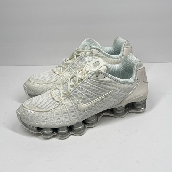 Nike Shox TL Sneaker Lace Up White Mesh TPU Lightweight Running Size 11 - Picture 3 of 6